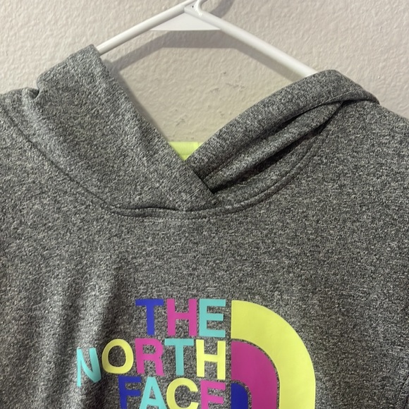 Women’s Heather Grey / Pastel North Face Hoodie - Picture 4 of 7